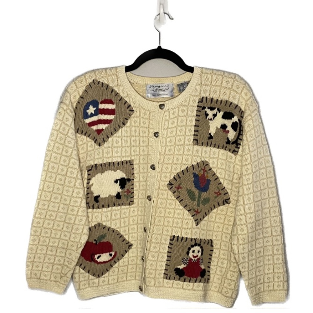 Cute Patchwork Cardigan